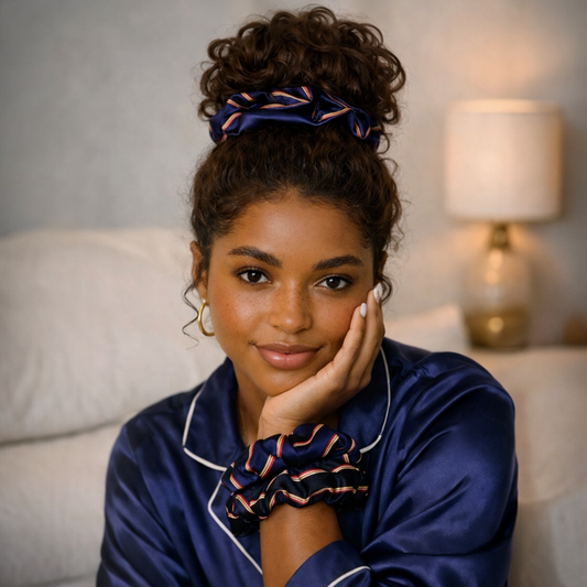 The Heritage Hold Satin Scrunchie Set