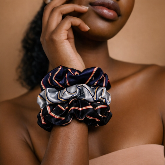 The Heritage Hold Satin Scrunchie Set