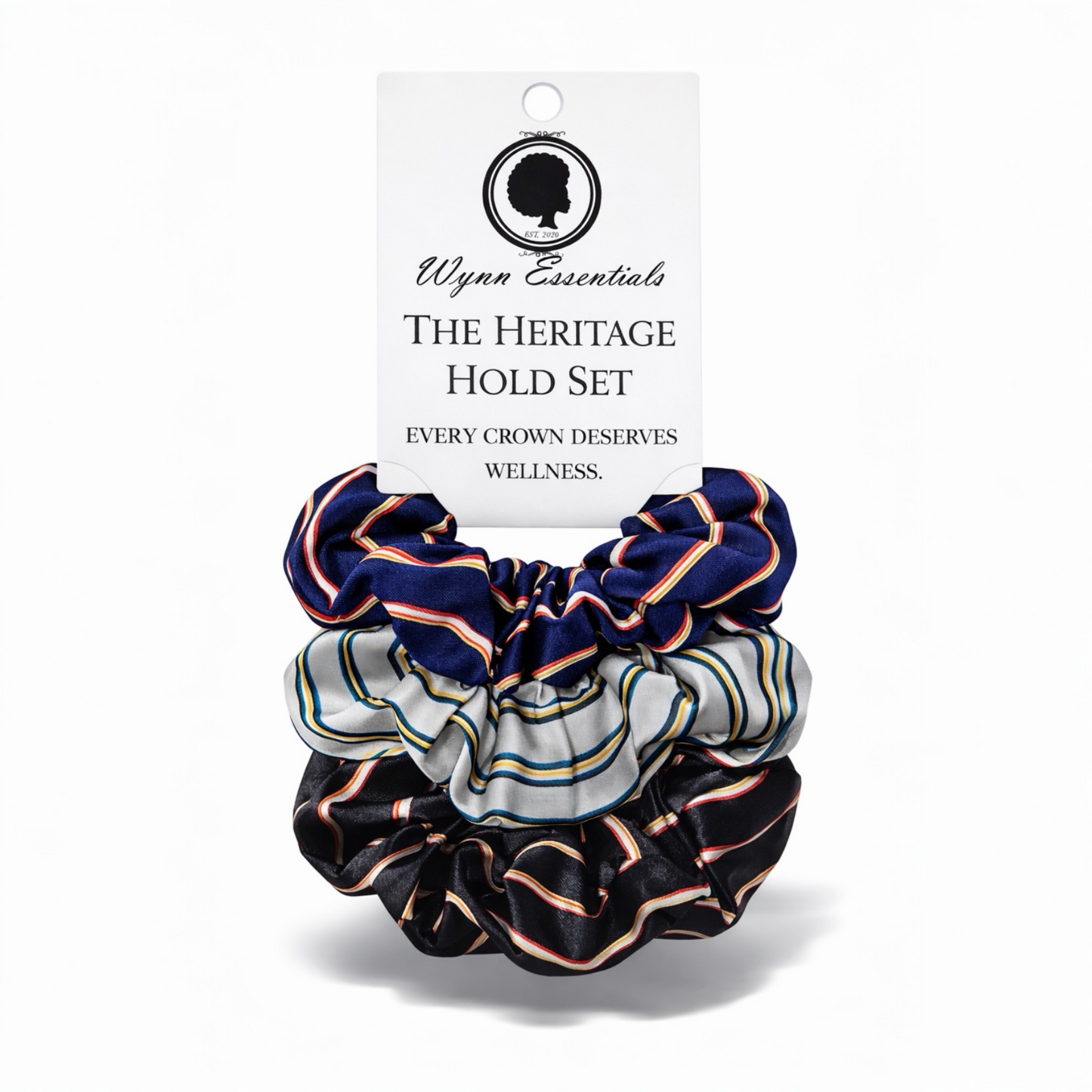 The Heritage Hold Satin Scrunchie Set