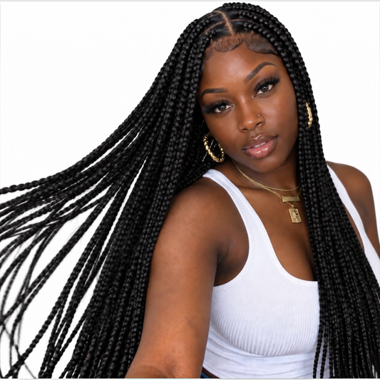 Wynn Essentials Pre-Stretched Braiding Hair | ACV Treated + Pre-Washed | 26-Inch 5-Pack