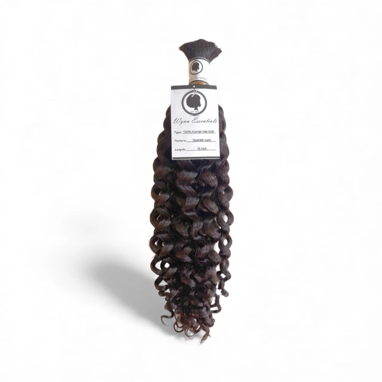 18” Spanish Curl Human Hair – Bulk (Natural Color) | Signature Boho Texture